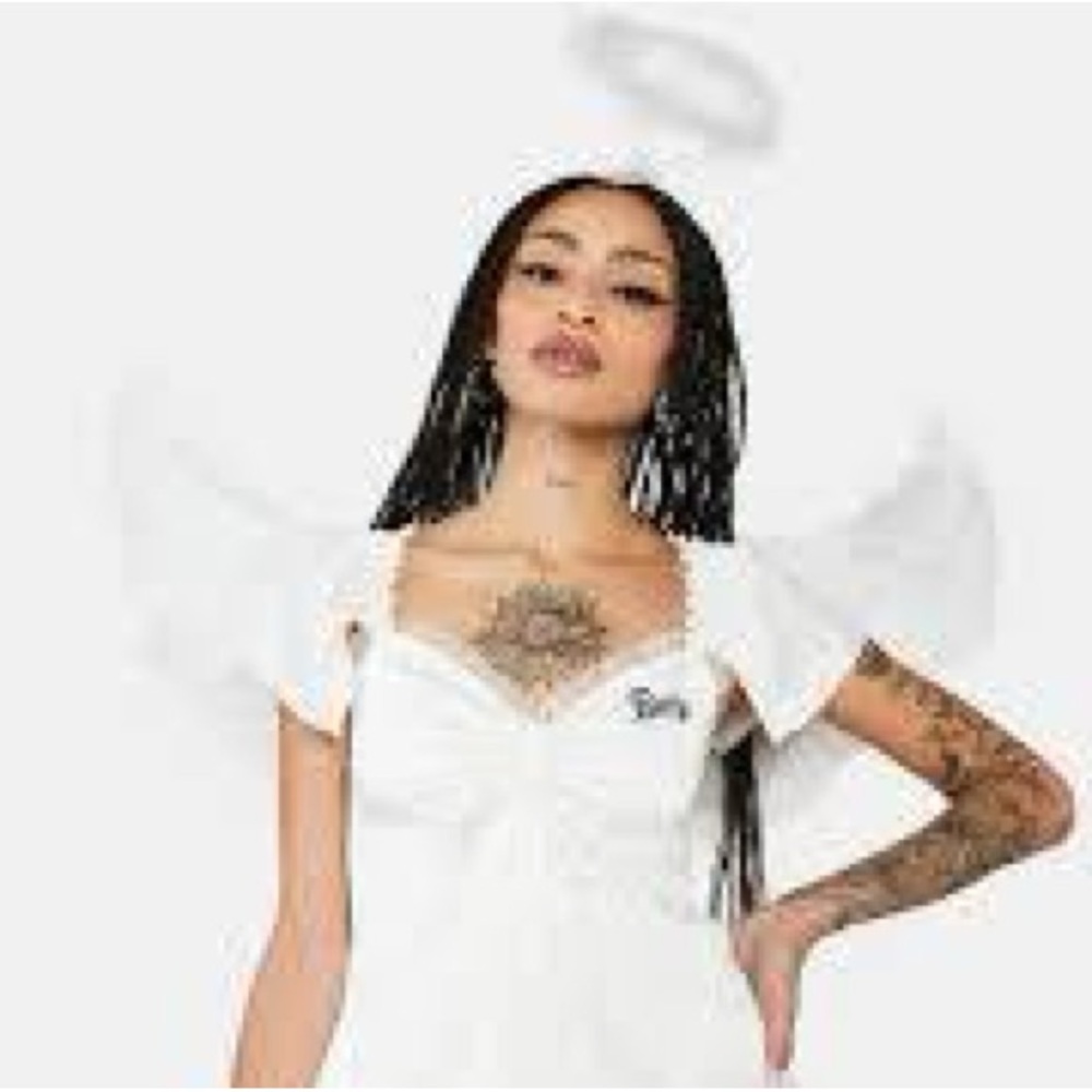 Dolls kill riverdale Betty White Angel Wing Dress - Picture 8 of 8